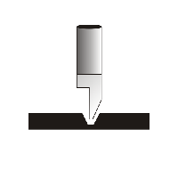 Crown Quarter Round Cutter 11/64" x 6-1/2" .030"