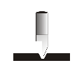 Crown Quarter Round Cutter 1/4" x 6-1/2" .010"