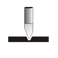 Crown Half Round Cutter 11/64" x 6-1/2" .090"